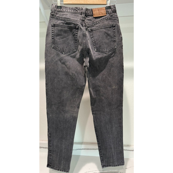 Vintage Calvin Klein Jeans Size 7 Black Straight Leg - Picture 4 of 8
